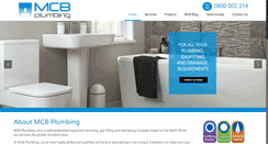 Desktop Screenshot of mcbplumbing.co.nz